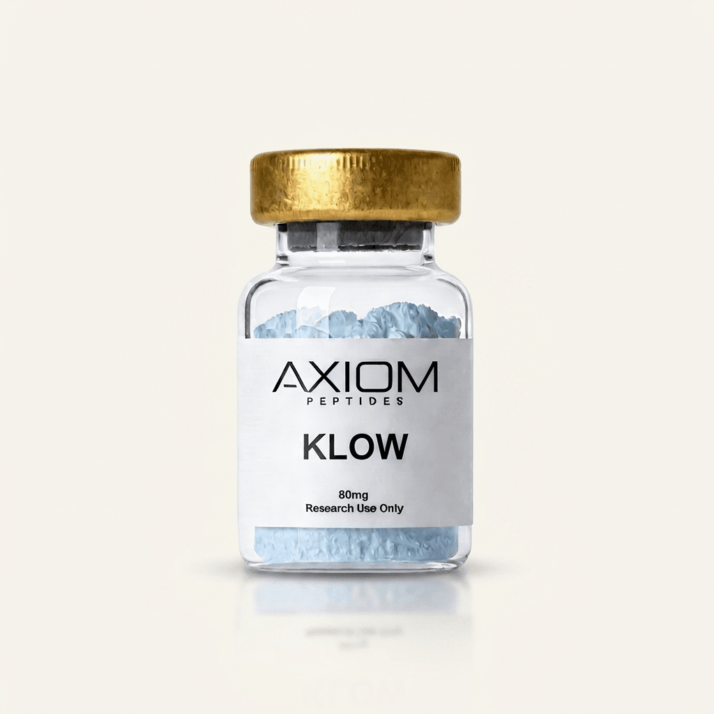 Axiom KLOW 80mg research peptide vial